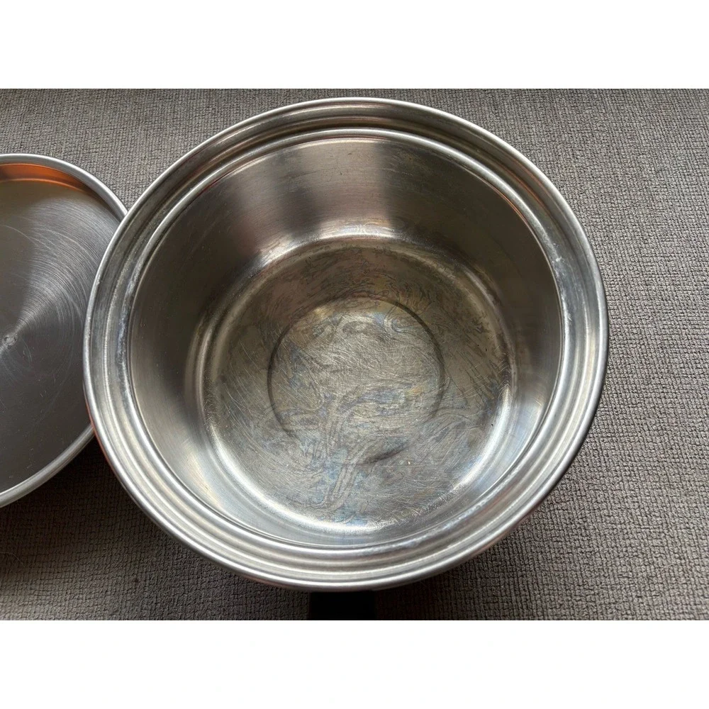 Flavorite Steamer Pot 5 Piece Set 3 Ply Multi-Plex Stainless Steel USA Made‎